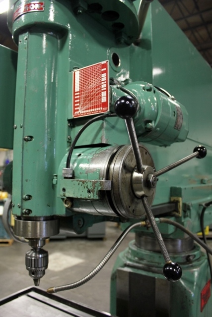 12" x 48" JOHANNSON ... RADIAL DRILL